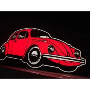 Devotech Vosvos Araba Led Işıklı Lightbox Masa Lambası Ve Gece Lambası