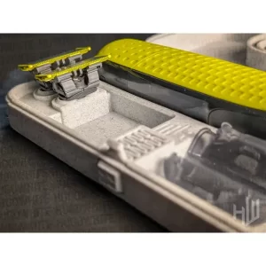 Devotech Philips OneBlade Uyumlu Sert Taşıma Kılıfı - Siyah Yeşil Koruma Çantası