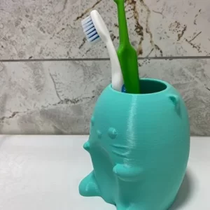 Devotech Turkuaz Diş fırçalık ve çocuk diş fırçası kabı