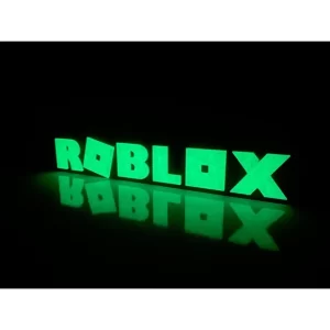 Devotech Roblox Fosfor ışıklı Masa üstü Stand ve figür