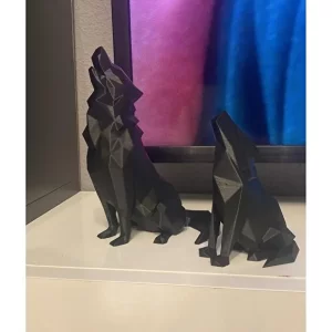 Devotech Uluyan Kurt Dekor Ve Biblo 2 Adet