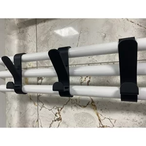 Devotech Banyo & Mutfak Büyük Boy Havlupan Askısı 3lü Siyah