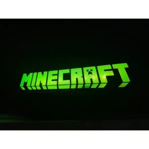 Devotech Minecraft Led lightbox masa lambası