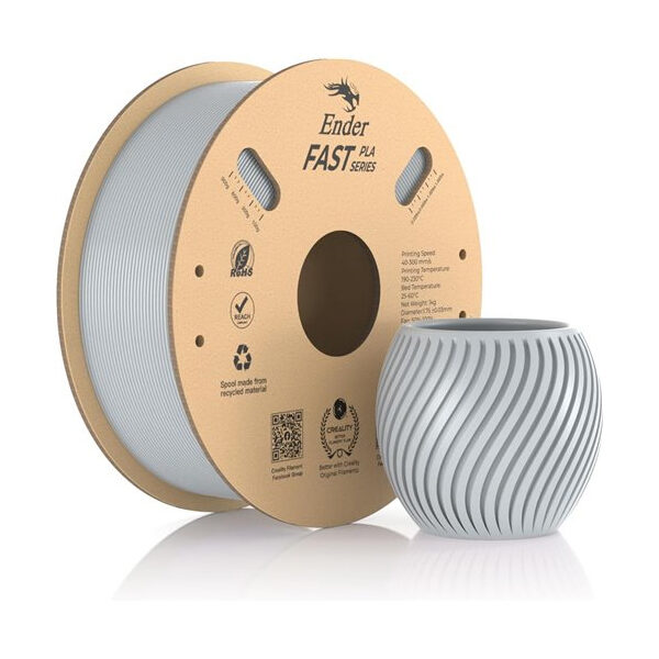 Creality Ender Fast Gümüş 1.75mm Pla 3D Baskı Filamenti