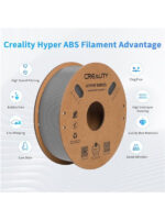 Creality Hyper Abs gri Filament 1.75mm 1kg - Görsel 2