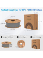 Creality Hyper Abs gri Filament 1.75mm 1kg - Görsel 5