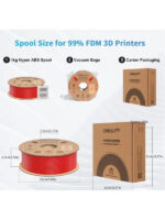 Creality Hyper Abs kırmızı Filament 1.75mm 1kg - Görsel 2